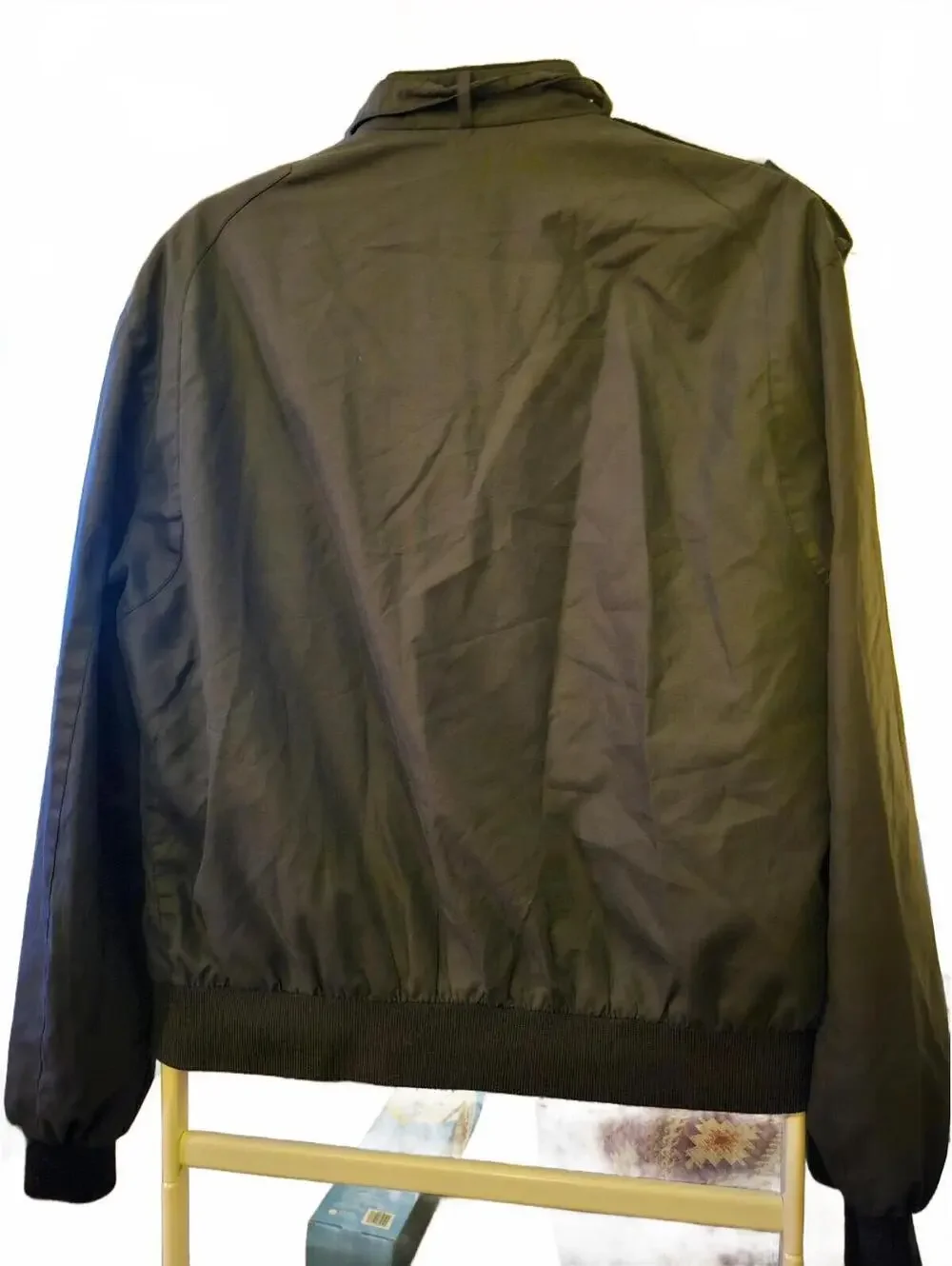 Vintage 80s Members Only by Europe Craft Jacket Mens Size 40 Black Iconic Bomber